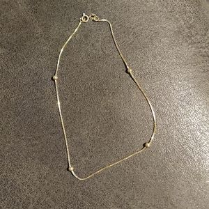 14k Ankle bracelet